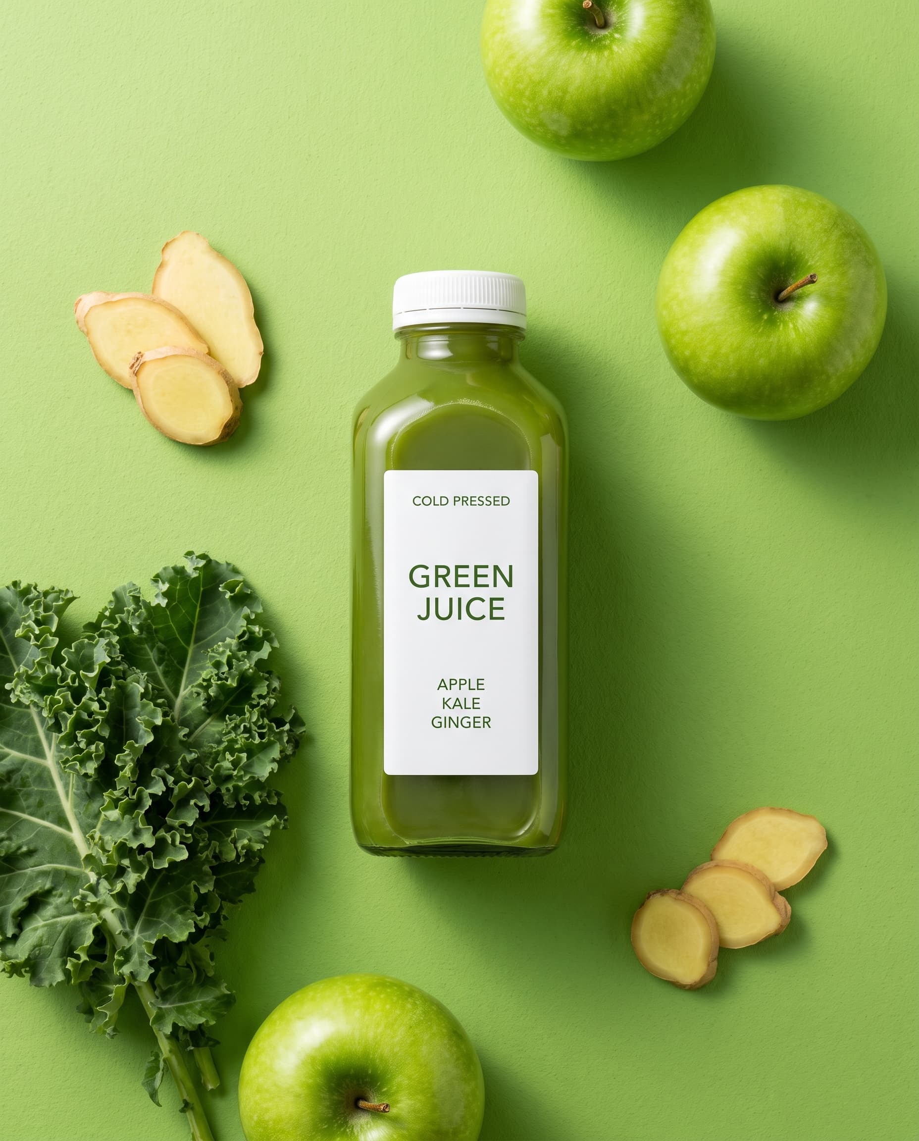 Cold-pressed garden juice