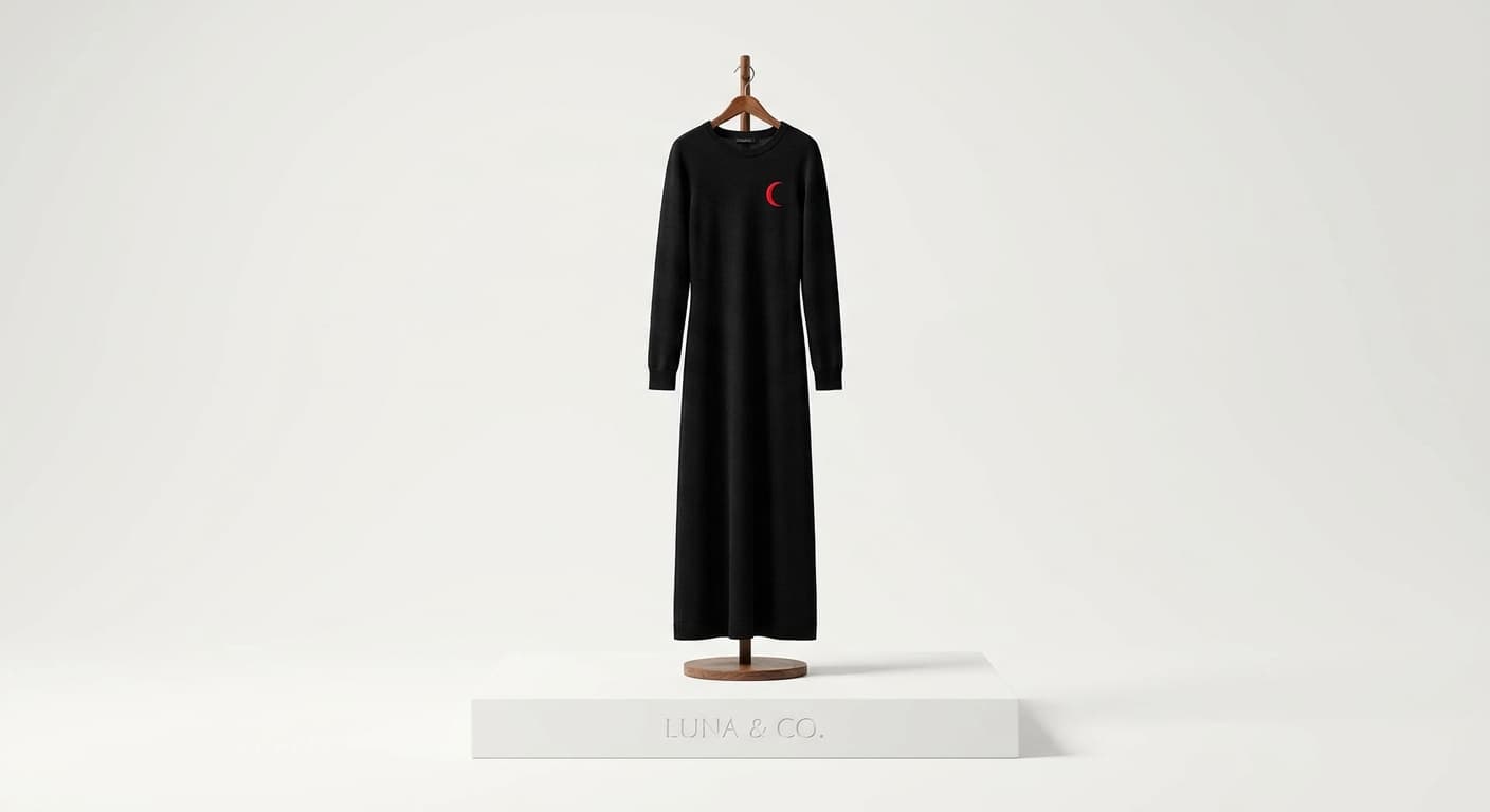 Column Knit Dress