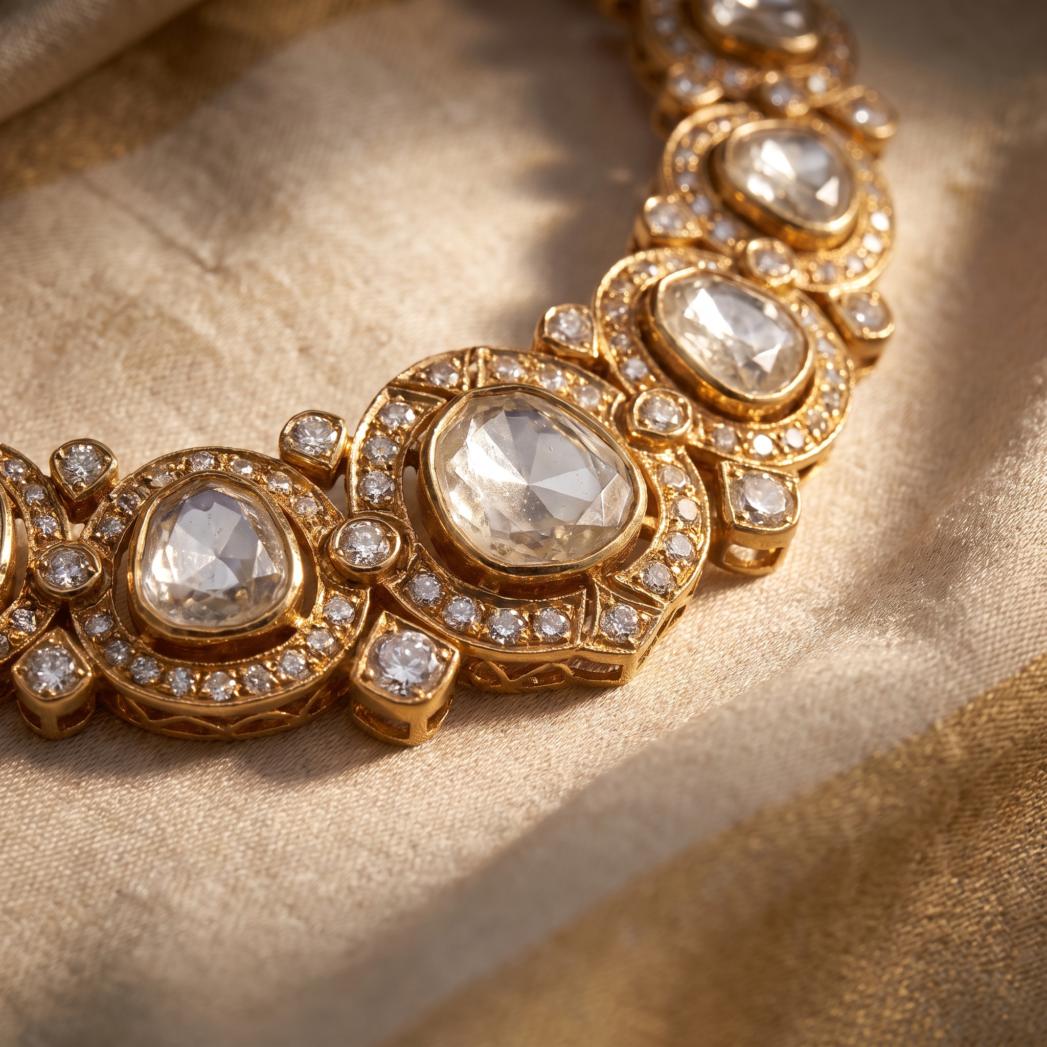 Gold Polki Ring