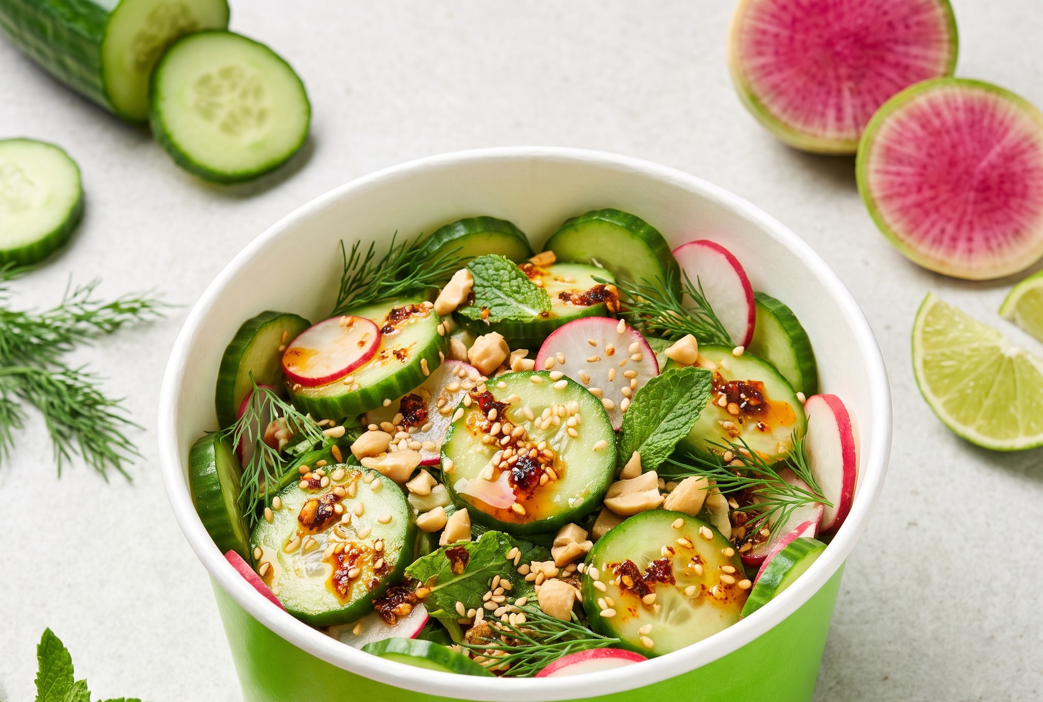 Cucumber & Radish Salad